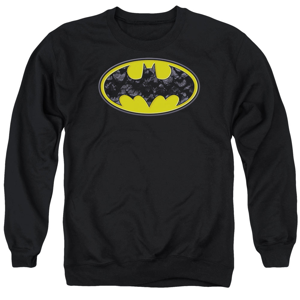 Batman Bats In Logo Crewneck Sweatshirt