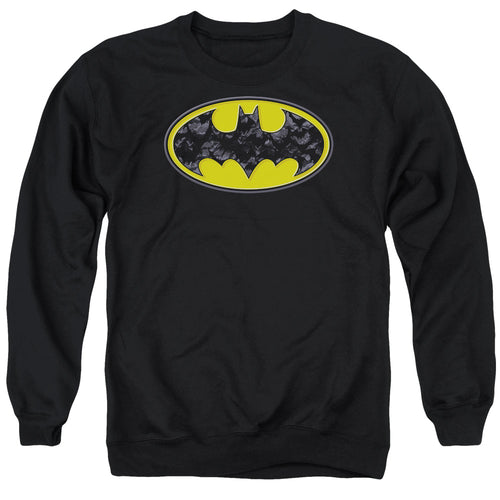 Batman Bats In Logo Crewneck Sweatshirt