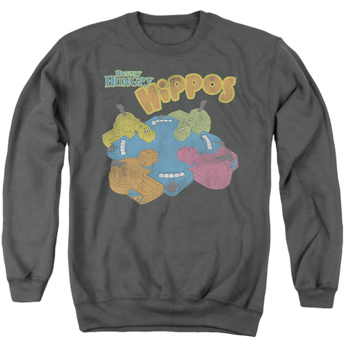 Hungry Hungry Hippos Ready To Play Crewneck Sweatshirt