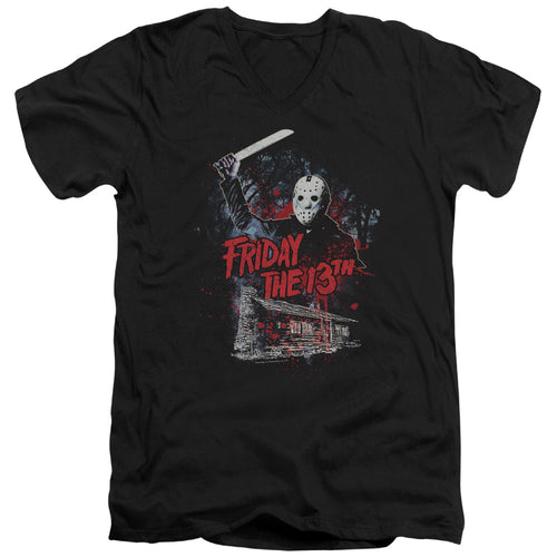 Friday the 13th Cabin V-Neck T-Shirt