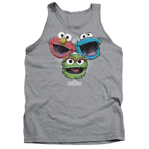 Sesame Street Halftone Heads Tank Top