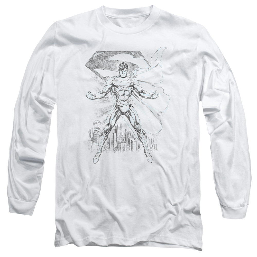Superman Super Sketch Long Sleeve T-Shirt