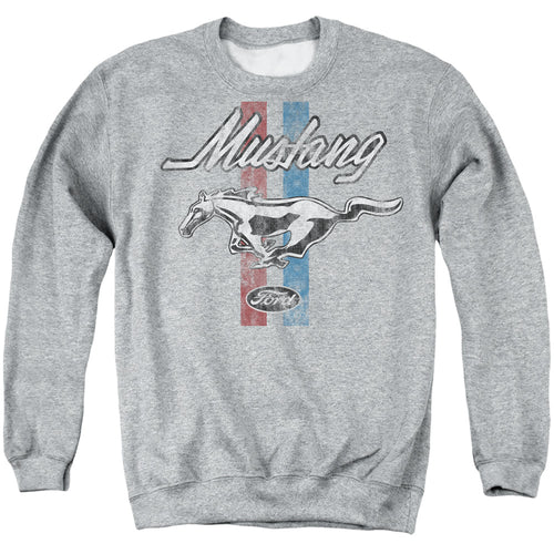 Ford Mustang Stripes Crewneck Sweatshirt