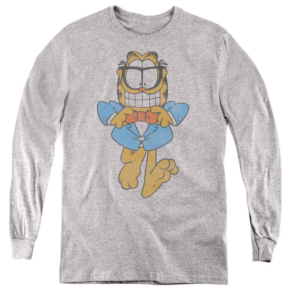 Garfield Dapper Cat Youth Long Sleeve T-Shirt