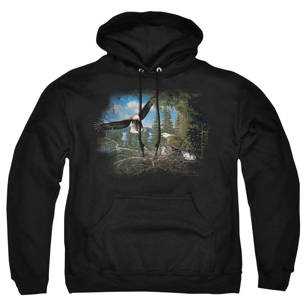 Wild Wings Spring Bald Eagles Pullover Hoodie