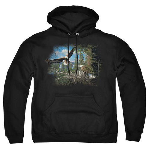 Wild Wings Spring Bald Eagles Pullover Hoodie