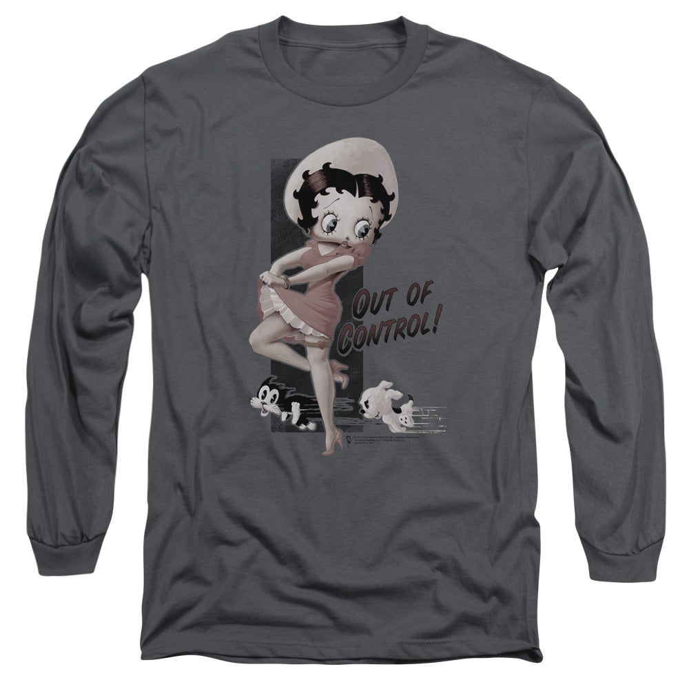 Betty Boop Out of Control Long Sleeve T-Shirt