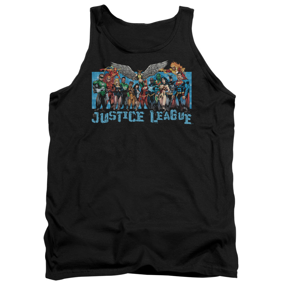 Justice League League Lineup Tank Top