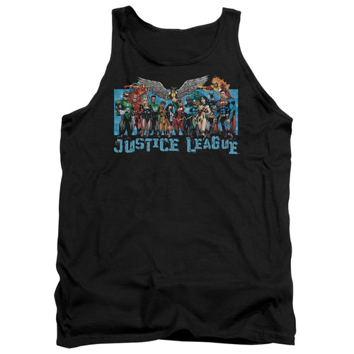 Justice League League Lineup Tank Top