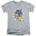 Justice League Face Off V-Neck T-Shirt