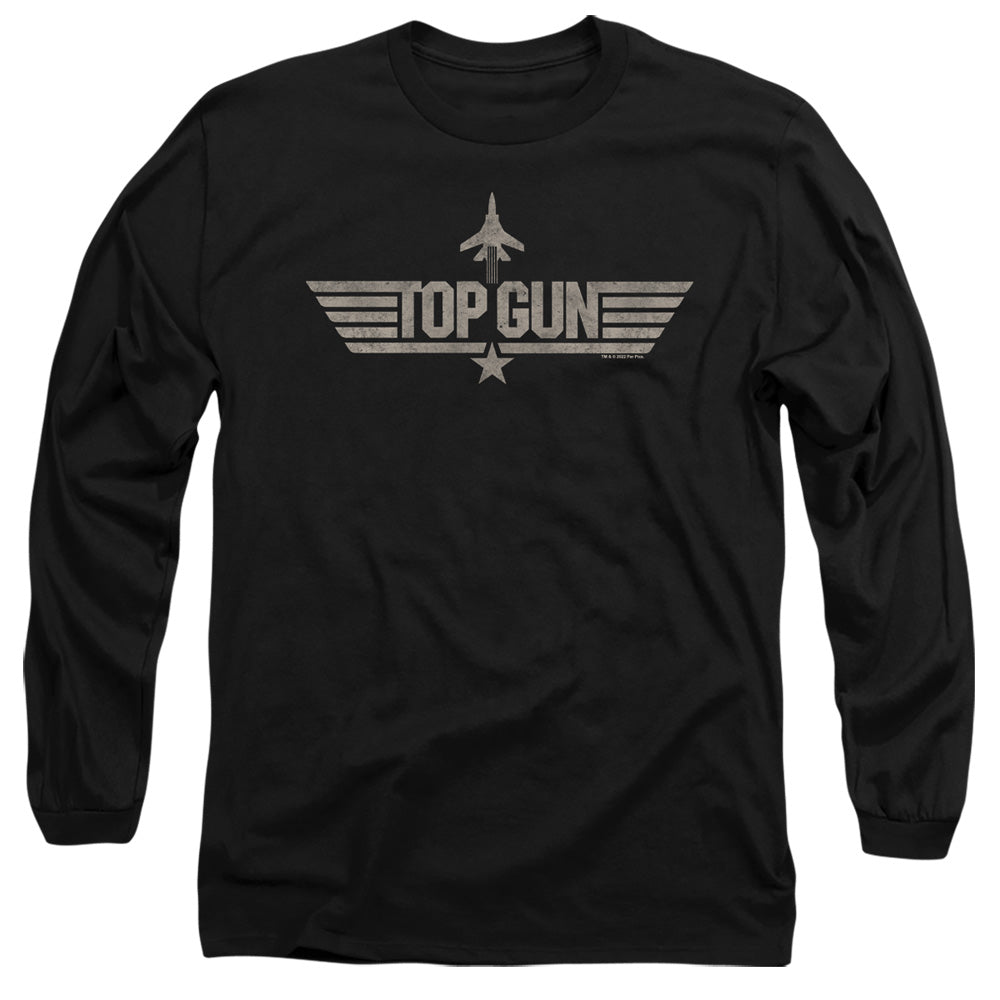 Top Gun Monotone Logo Long Sleeve T-Shirt