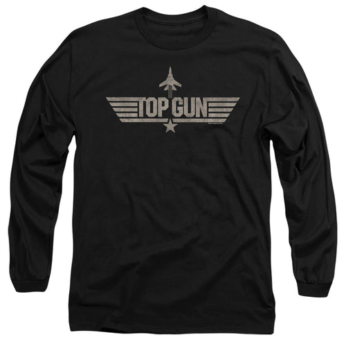 Top Gun Monotone Logo Long Sleeve T-Shirt