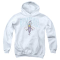 The Batman Joker Varsity on White Youth Hoodie