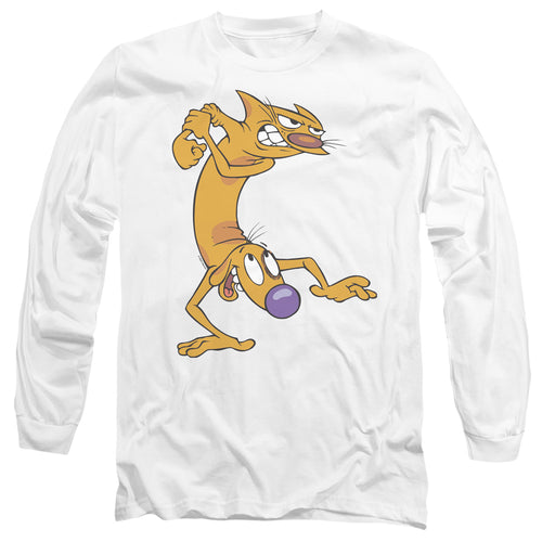 CatDog Ready To Fight Long Sleeve T-Shirt