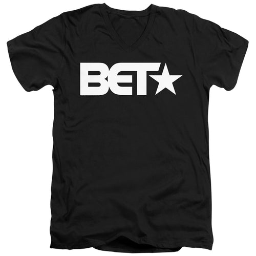 BET Classic Logo V-Neck T-Shirt
