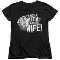 The Princess Bride Not a Witch Black Womens T-Shirt