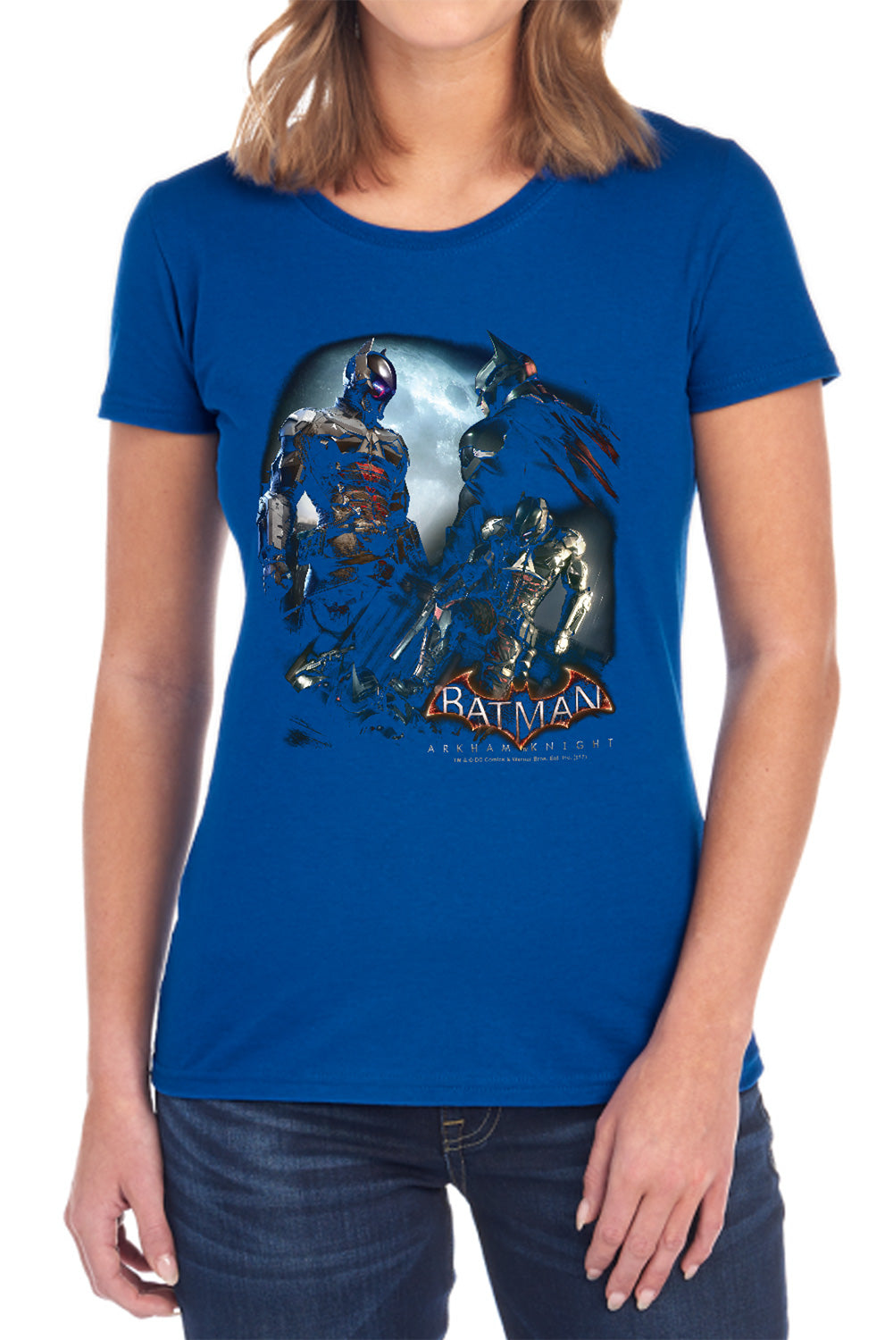 Batman Face Off Womens T-Shirt