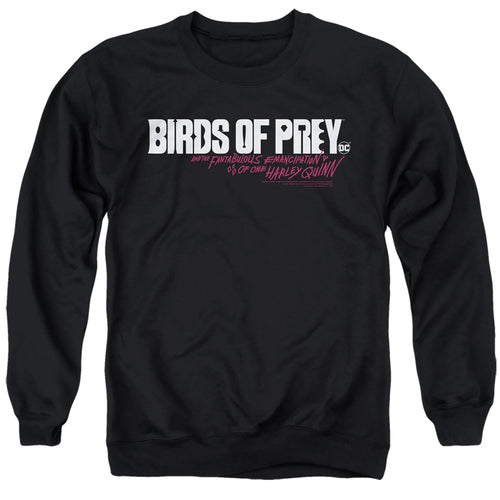 Birds of Prey Horizontal Logo Crewneck Sweatshirt