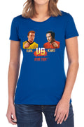 Star Trek Kirk vs Khan Womens T-Shirt