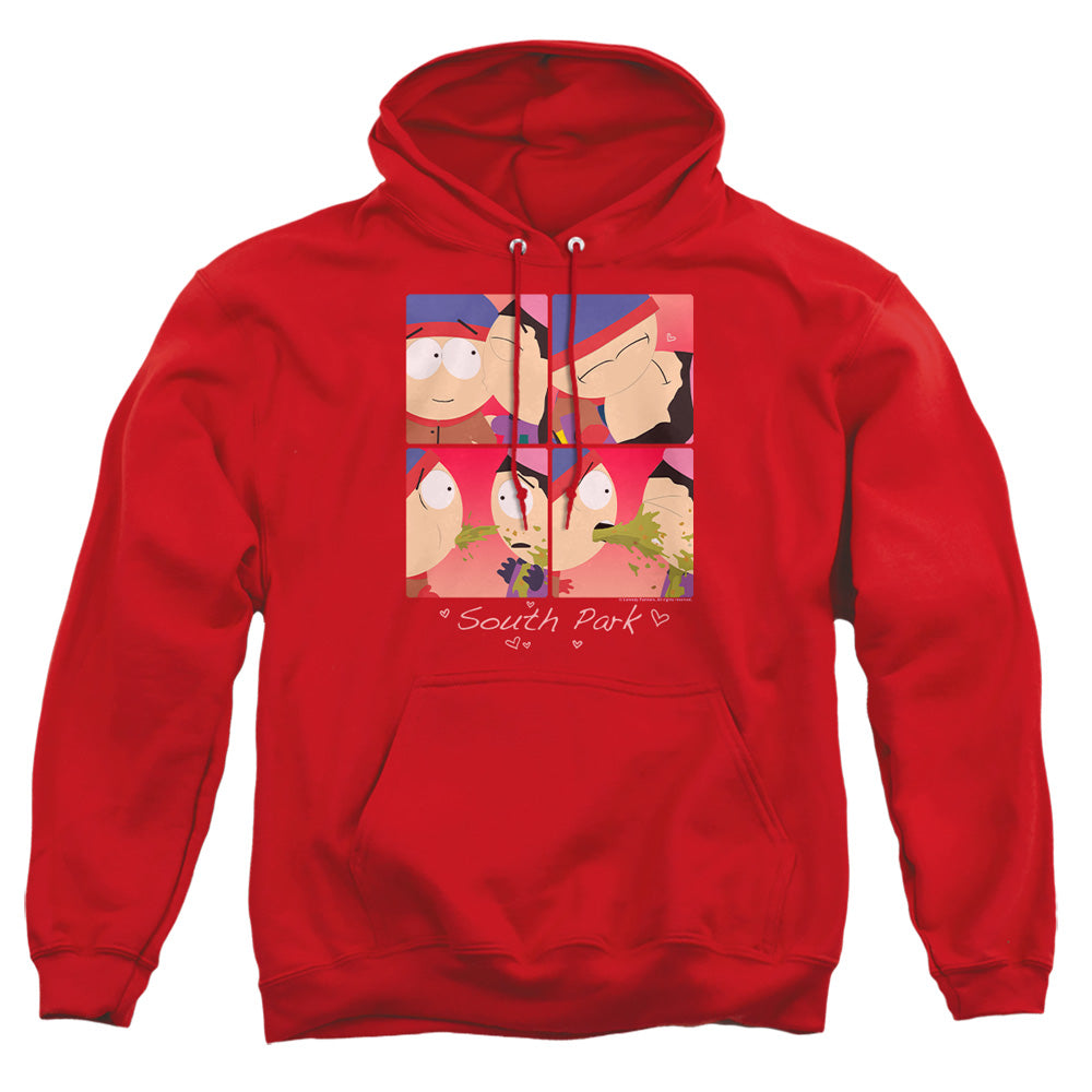 South Park Valentine's Day Kyle and Wendy Squares Pullover Hoodie