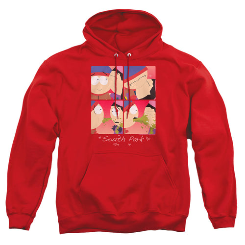 South Park Valentine's Day Kyle and Wendy Squares Pullover Hoodie