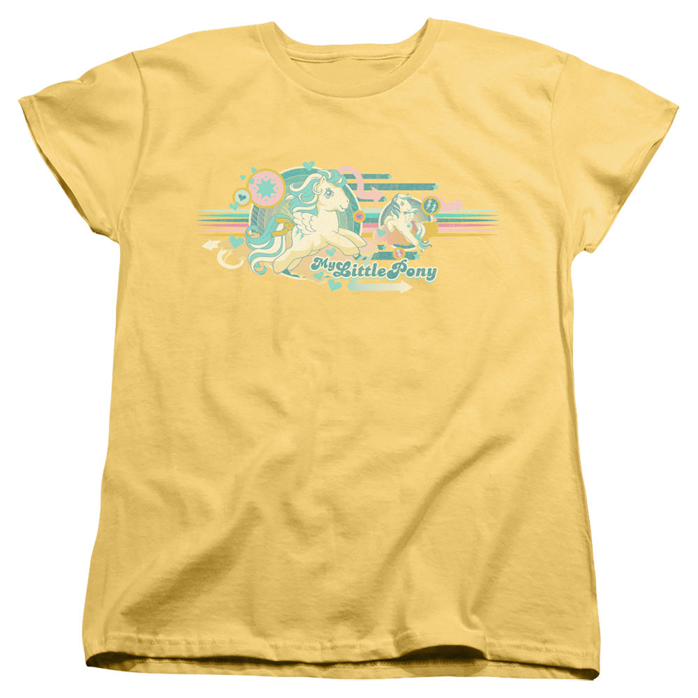 My Little Pony Retro Stripes Womens T-Shirt