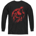 Superman Sprayed Supes Youth Long Sleeve T-Shirt