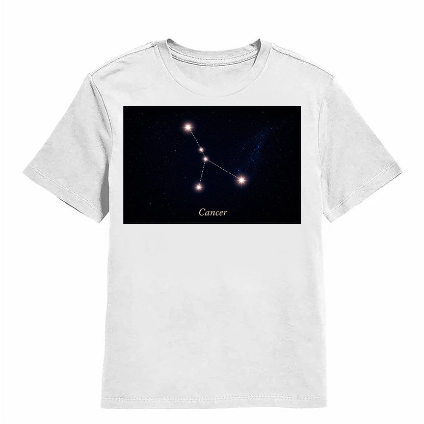 Cancer Stars White