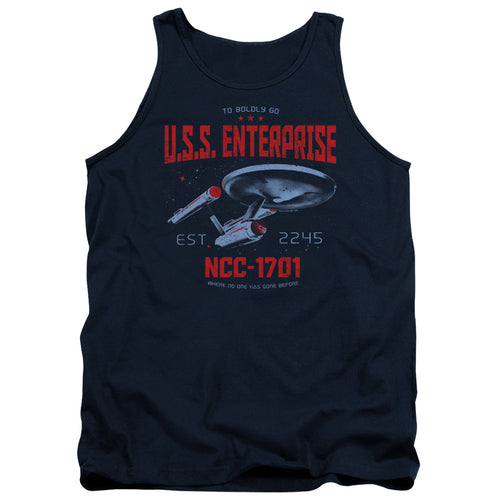 Star Trek To Boldly Go Stardate 2245 Tank Top