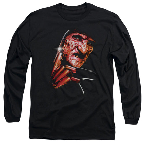 A Nightmare on Elm Street Freddy's Face Long Sleeve T-Shirt