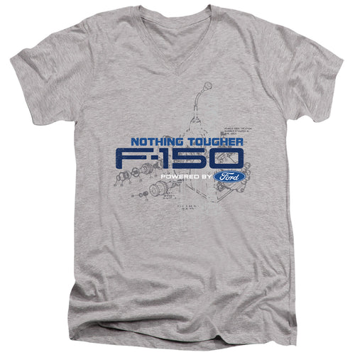 Ford Engine Schematic V-Neck T-Shirt