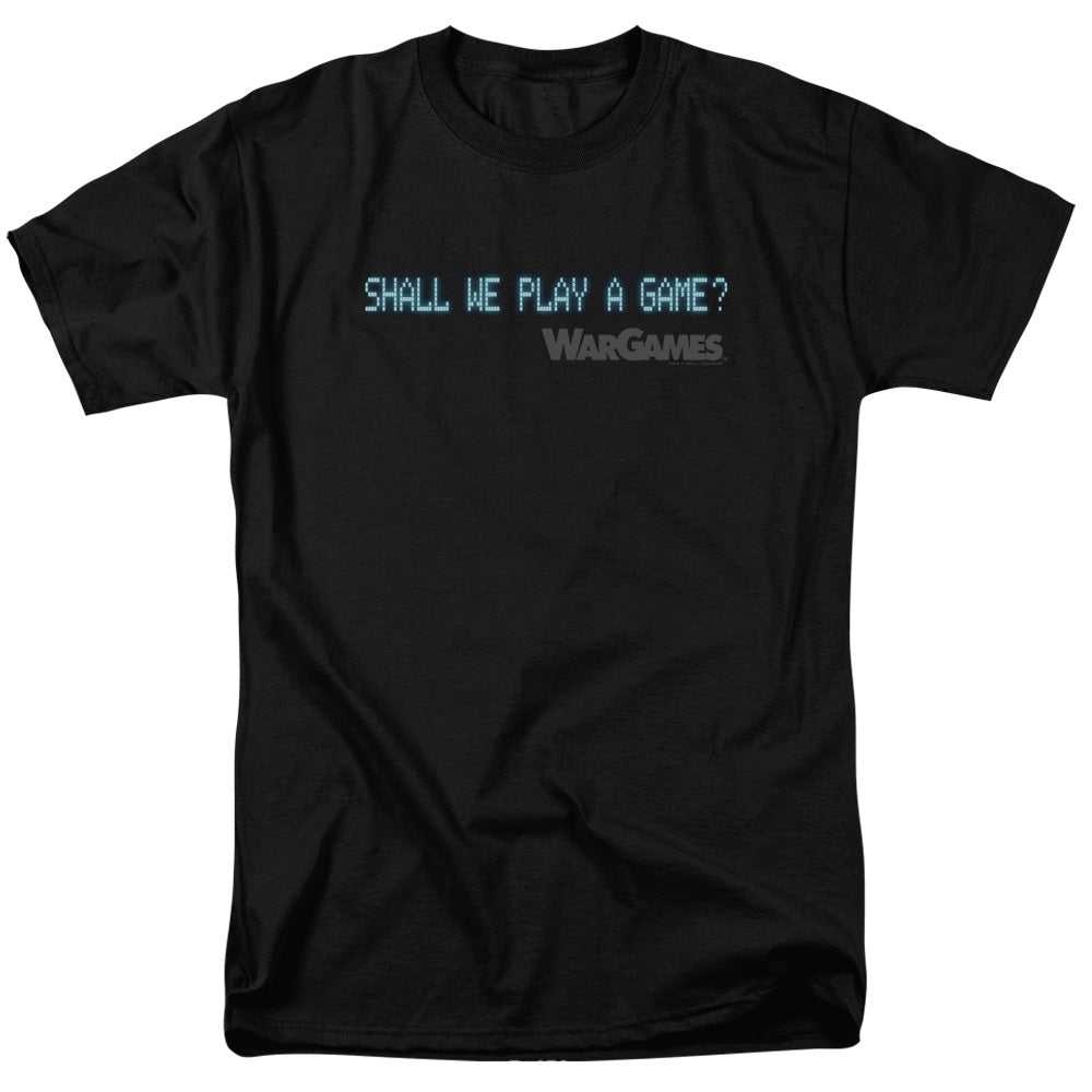 WarGames Shall We Play a Game Text T-Shirt