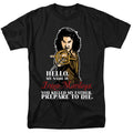 The Princess Bride Hello Black T-Shirt
