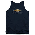 Chevy Bowtie Stacked Navy Tank Top