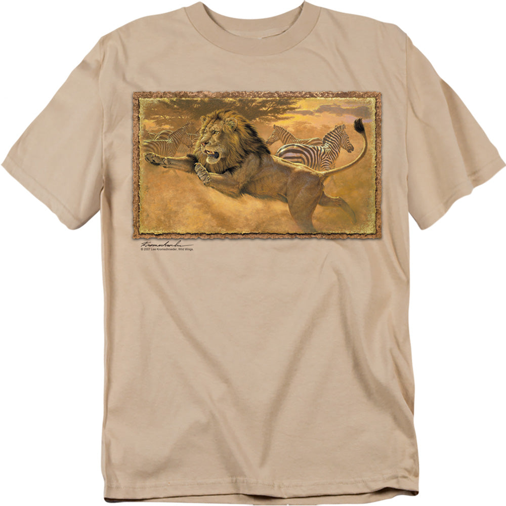 Wild Wings The Rush Lion and Zebra T-Shirt