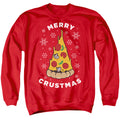 Christmas Merry Crustmas Red Crewneck Sweatshirt