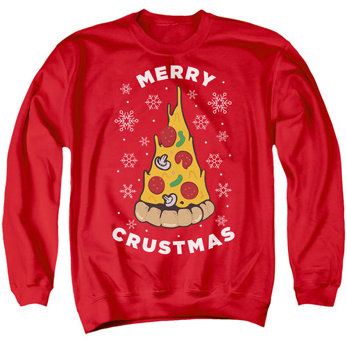 Christmas Merry Crustmas Red Crewneck Sweatshirt