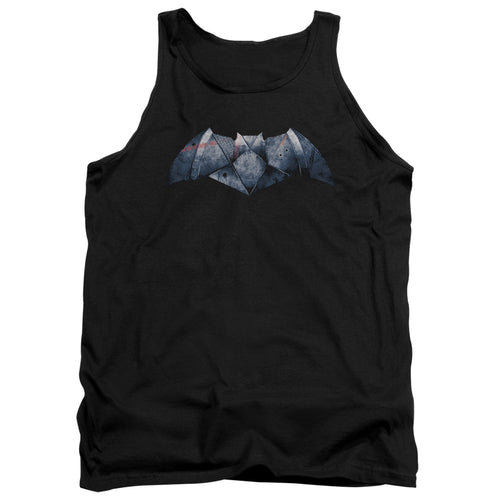 Batman v Superman Plated Bat Logo Tank Top