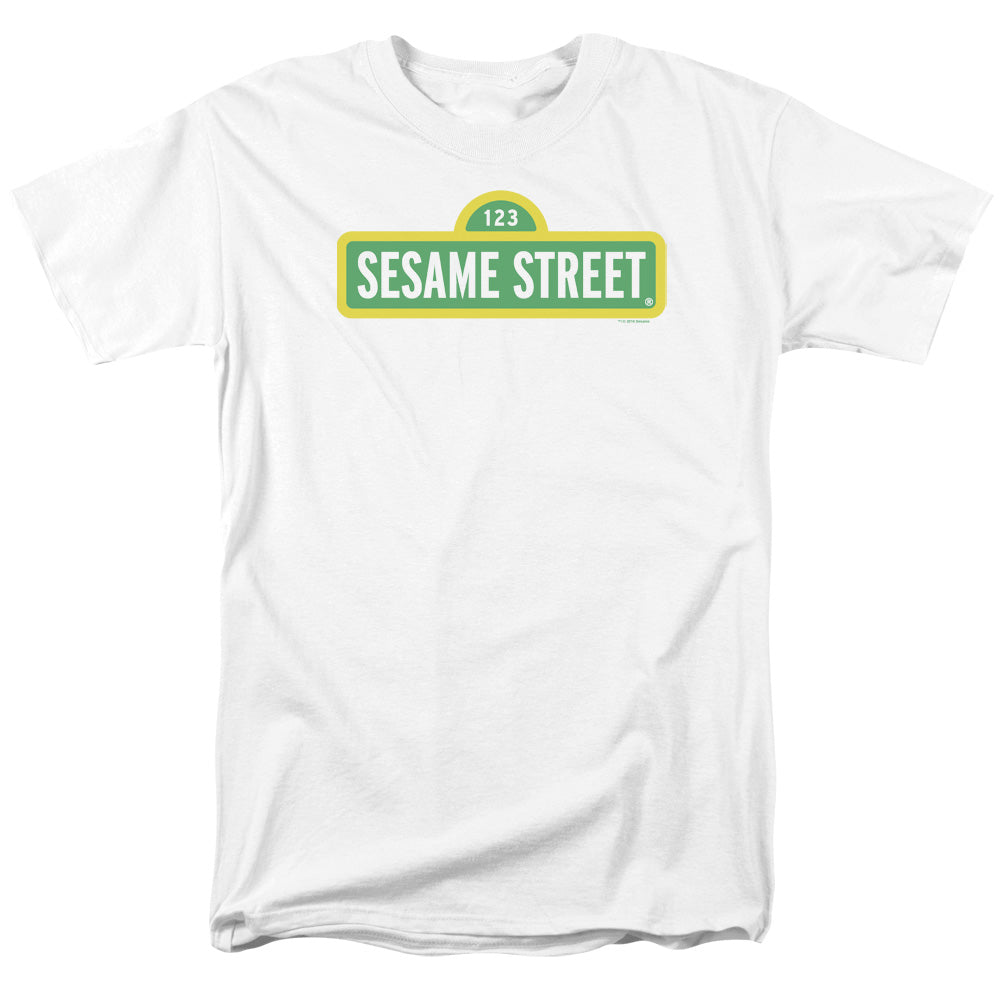 Sesame Street Logo White T-Shirt