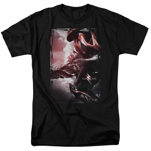 Mighty Morphin Power Rangers: The Movie Red Zord Poster T-Shirt