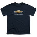 Chevy Bowtie Stacked Navy Youth/Toddler T-Shirt