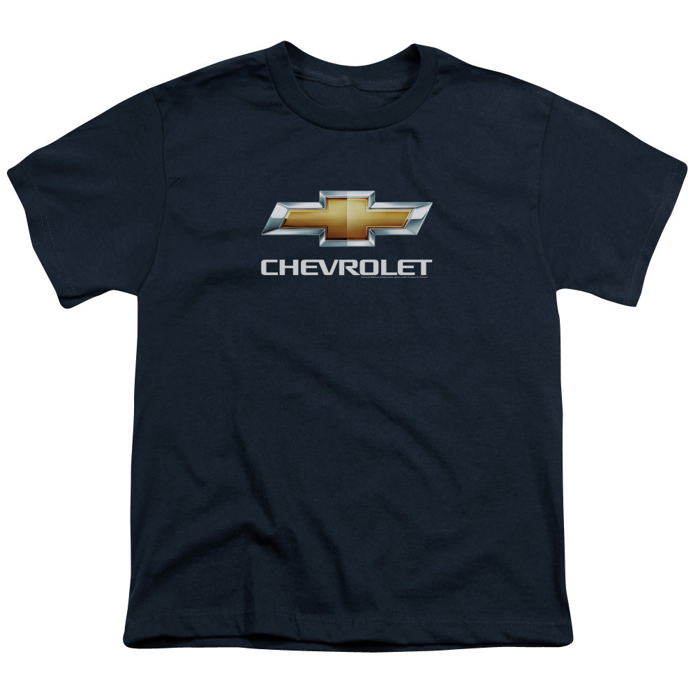 Chevy Bowtie Stacked Navy Youth/Toddler T-Shirt