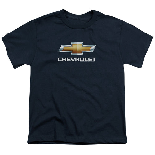 Chevy Bowtie Stacked Navy Youth/Toddler T-Shirt