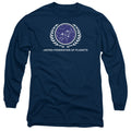 Star Trek United Federation of Planets Logo Long Sleeve T-Shirt