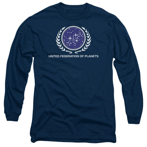 Star Trek United Federation of Planets Logo Long Sleeve T-Shirt