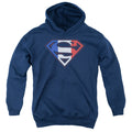 Superman French Shield Youth Hoodie