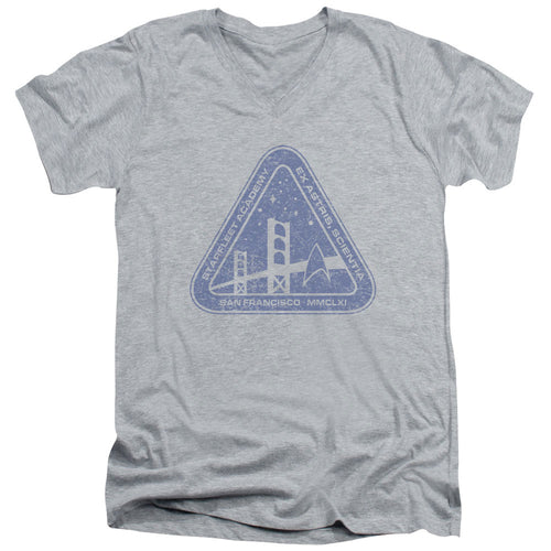 Star Trek Starfleet Academy San Francisco Patch Distressed V-Neck T-Shirt