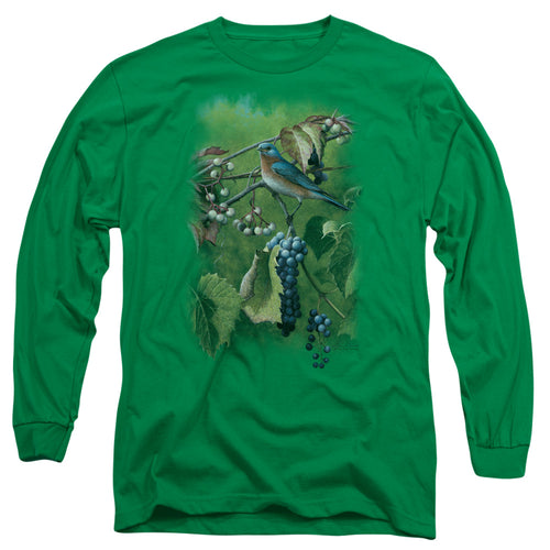 Wild Wings Summertime Eastern Bluebird Long Sleeve T-Shirt