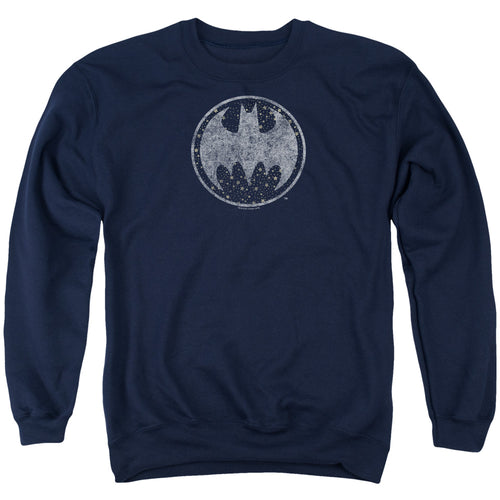 Batman Starry Night Shield Crewneck Sweatshirt