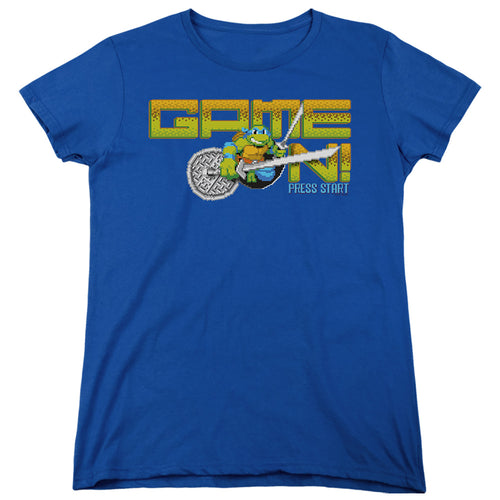 Teenage Mutant Ninja Turtles Game ON! Womens T-Shirt